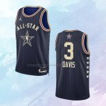 Camiseta All Star 2024 Los Angeles Lakers Anthony Davis NO 3 Azul