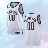 Camiseta Brooklyn Nets Personalizada Association Negro 2020-21