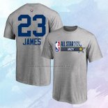 Camiseta Manga Corta All Star 2024 LeBron James Gris