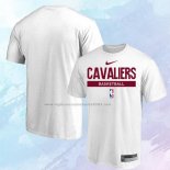 Camiseta Manga Corta Cleveland Cavaliers Practice Performance 2022-23 Blanco