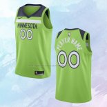 Camiseta Minnesota Timberwolves Personalizada Statement Verde