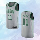 NO 11 Kyrie Irving Camiseta Boston Celtics Ciudad Gris 2018-19