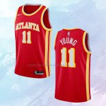 NO 11 Trae Young Camiseta Atlanta Hawks Icon Rojo 2020-21