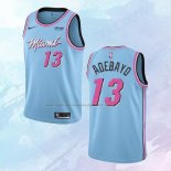NO 13 Bam Adebayo Camiseta Miami Heat Ciudad Azul 2019-20
