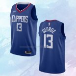 NO 13 Paul George Camiseta Los Angeles Clippers Icon Azul 2020-21