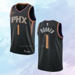 NO 1 Devin Booker Camiseta Phoenix Suns Statement Negro