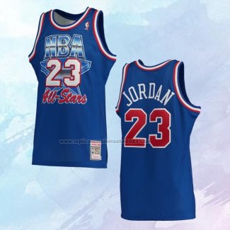 NO 23 Michael Jordan Camiseta All Star 1993 Azul