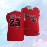 NO 23 Michael Jordan Camiseta Nino Chicago Bulls Rojo2