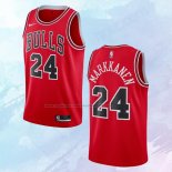 NO 24 Lauri Markkanen Camiseta Chicago Bulls Icon Rojo 2020-21