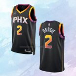 NO 2 Josh Okogie Camiseta Phoenix Suns Statement Negro 2022-23