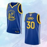 NO 30 Stephen Curry Camiseta Golden State Warriors Icon 2022 NBA Finals Azul