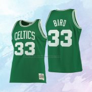 NO 33 Larry Bird Camiseta Mitchell & Ness Nino Boston Celtics Verde 1985-86