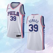 NO 39 Dwight Howard Camiseta Philadelphia 76ers Association Blanco