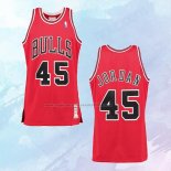 NO 45 Michael Jordan Camiseta Mitchell & Ness Chicago Bulls Rojo 1994-95