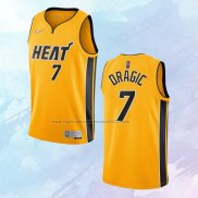 NO 7 Goran Dragic Camiseta Miami Heat Earned Oro 2020-21