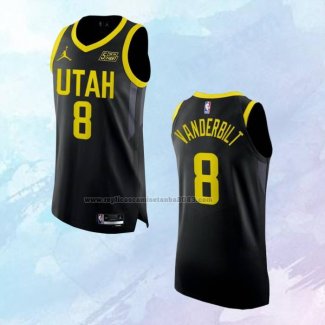 NO 8 Jarred Vanderbilt Camiseta Utah Jazz Statement Autentico Negro 2022-23