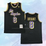 NO 8 Kobe Bryant Camiseta Los Angeles Lakers Retro Negro