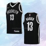 Camiseta Brooklyn Nets James Harden NO 13 Icon Negro