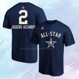 Camiseta Manga Corta All Star 2024 Shai Gilgeous-Alexander Azul