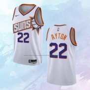 Camiseta Phoenix Suns Deandre Ayton NO 22 Association 2023-24 Blanco