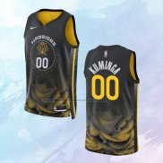 NO 00 Jonathan Kuminga Camiseta Golden State Warriors Ciudad Negro 2022-23