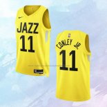 NO 11 Mike Conley Jr. Camiseta Utah Jazz Icon Amarillo 2022-23