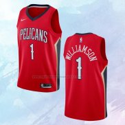 NO 1 Zion Williamson Camiseta New Orleans Pelicans Statement Rojo 2019-20