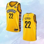 NO 22 Caris Levert Camiseta Brooklyn Nets Ciudad Amarillo 2020-21