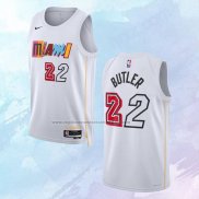 NO 22 Jimmy Butler Camiseta Miami Heat Ciudad Blanco 2022-23