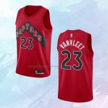 NO 23 Fred VanVleet Camiseta Toronto Raptors Icon Rojo 2020-21