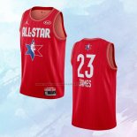 NO 23 Lebron James Camiseta Los Angeles Lakers All Star 2020 Rojo