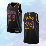 NO 24 Kobe Bryant Camiseta Los Angeles Lakers Earned Negro 2020-21