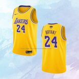 NO 24 Kobe Bryant Camiseta Los Angeles Lakers Icon Amarillo2 2018-19