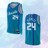 NO 24 Mason Plumlee Camiseta Charlotte Hornets Ciudad Azul 2021-22