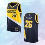 NO 26 Jeremy Lamb Camiseta Indiana Pacers Ciudad Azul 2021-22