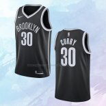 NO 30 Seth Curry Camiseta Brooklyn Nets Icon Negro 2021-22