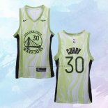 NO 30 Stephen Curry Camiseta Golden State Warriors Fashion Royalty Verde