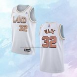NO 32 Dean Wade Camiseta Cleveland Cavaliers Ciudad Blanco 2022-23