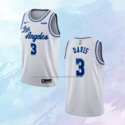 NO 3 Anthony Davis Camiseta Los Angeles Lakers Classic Blanco 2019-20