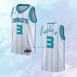 NO 3 Terry Rozier III Camiseta Charlotte Hornets Association Blanco 2020-21