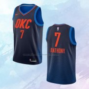 NO 7 Carmelo Anthony Camiseta Oklahoma City Thunder Statement Azul