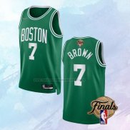 NO 7 Jaylen Brown Camiseta Boston Celtics Icon 2022 NBA Finals Verde