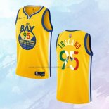 NO 95 Juan Toscano-Anderson Camiseta Golden State Warriors Statement Royal Special Mexico Edition Oro 2022