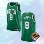 NO 9 Derrick White Camiseta Boston Celtics Icon 2022 NBA Finals Verde