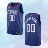 Camiseta Los Angeles Clippers Personalizada Icon Azul 2020-21