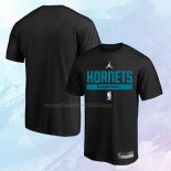 Camiseta Manga Corta Charlotte Hornets Practice Performance 2022-23 Negro