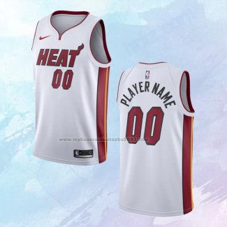 Camiseta Miami Heat Personalizada Association Blanco 2020-21