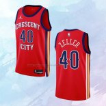 Camiseta New Orleans Pelicans Cody Zeller NO 40 Statement 2023-24 Rojo