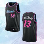 NO 13 Bam Adebayo Camiseta Miami Heat Ciudad Negro 2018-19