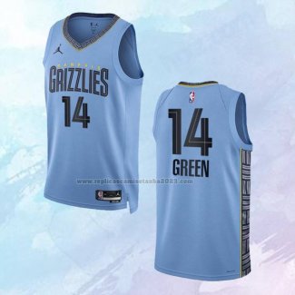 NO 14 Danny Green Camiseta Memphis Grizzlies Statement Azul 2022-23